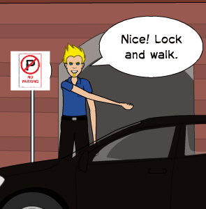 Nice! Lock and walk.